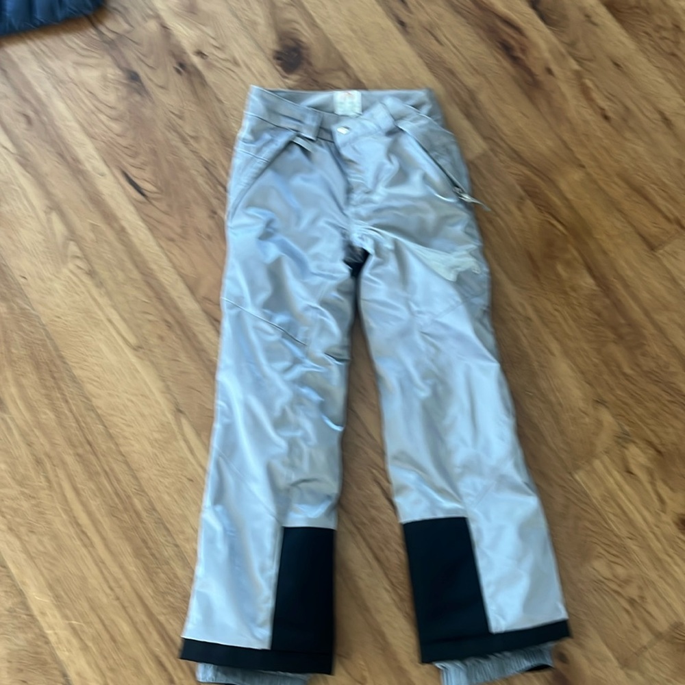 Spider ski pants - metallic silver